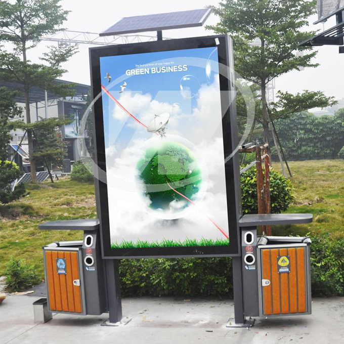 临沧太阳能广告垃圾桶一体灯安装批发